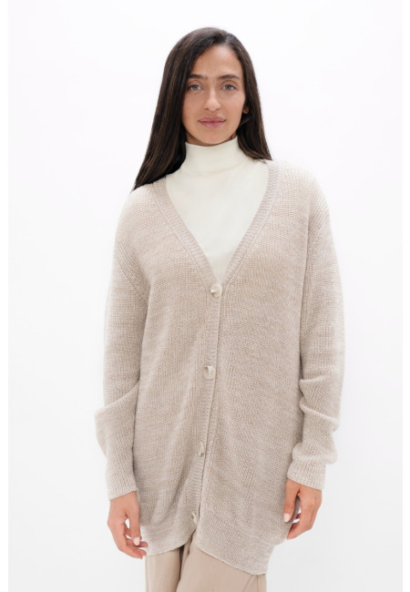 Salzburg  - Cocoon Cardigan - Sand Marl