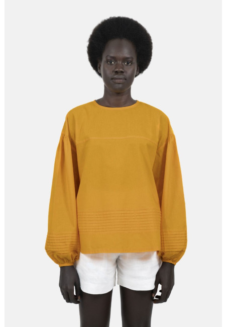 Strasbourg - Spring Summer Blouse - Fenugreek