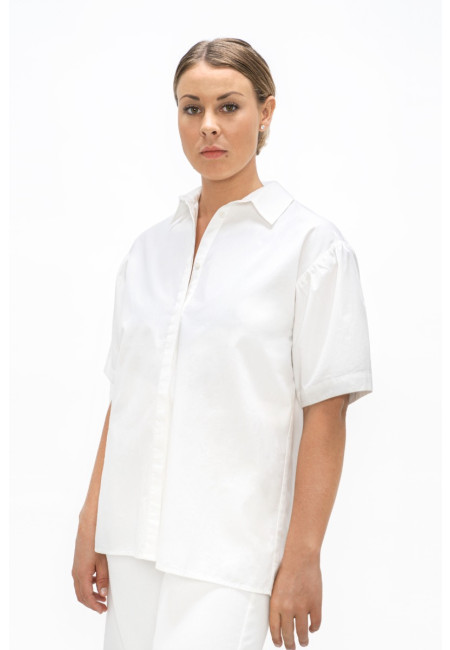 Vienna  - Short Sleeves Shirt - Cloud