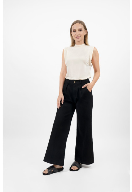 Los Angeles- Wide Leg Jeans- Celeste