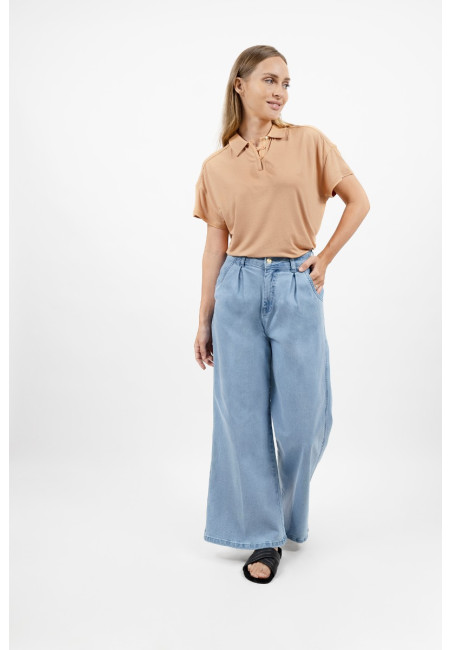 Los Angeles - Wide Leg Jeans- Sky