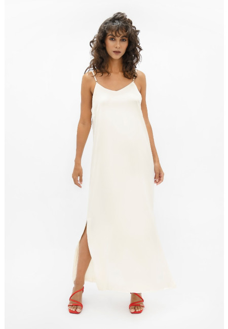Calabar  - Slip Dress - Pearl