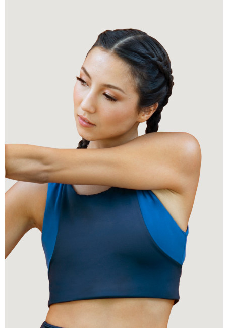 Portland  - Crop Top - Sapphire