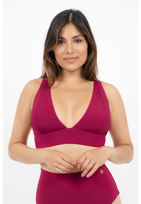 Uluwatu  - Timeless Classic Bikini Top - Red Coral