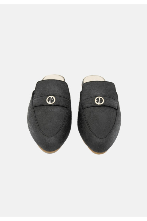 Cairo  - Mules - Charcoal